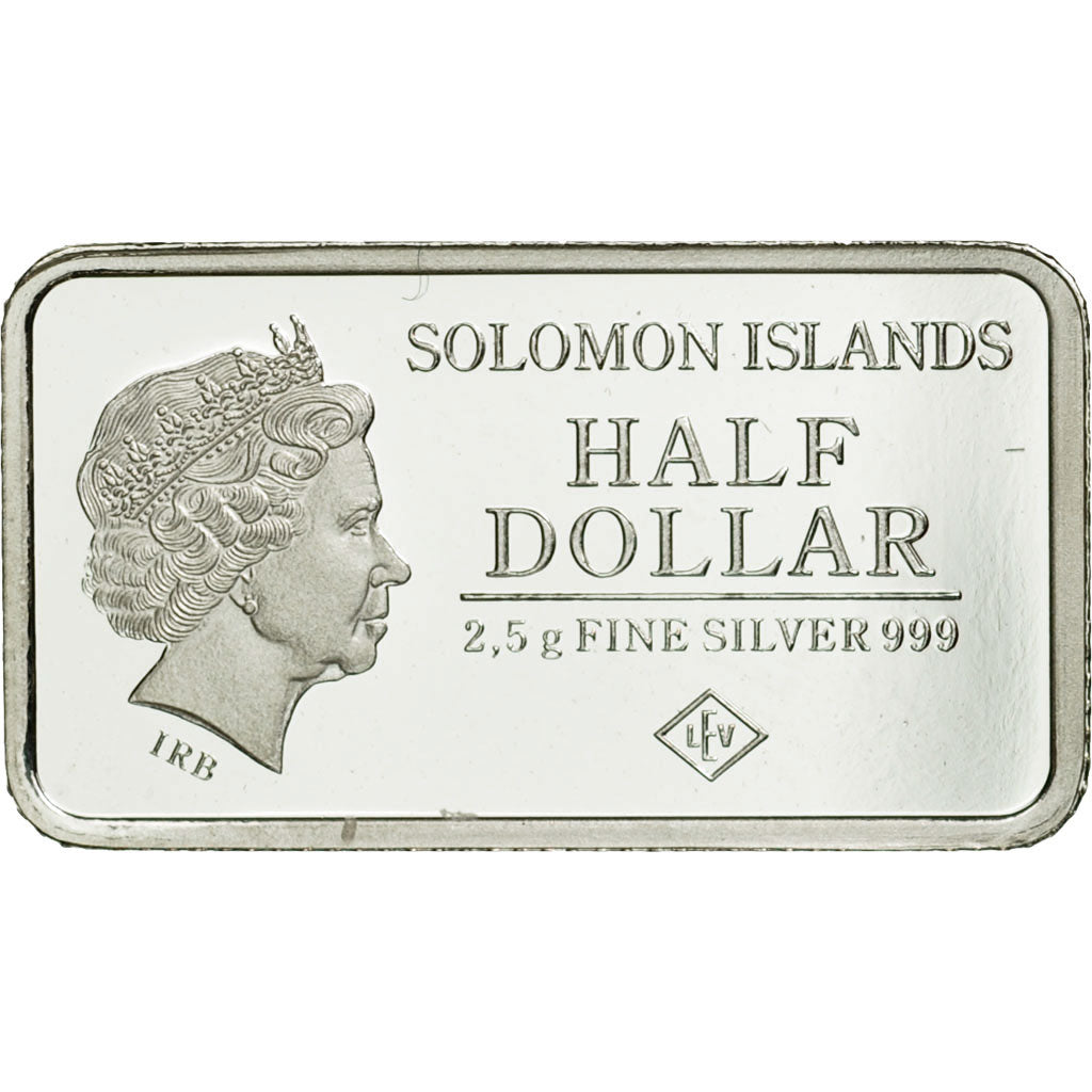 Münze, Salomonen, Half Dollar, 2015, STGL, Silber