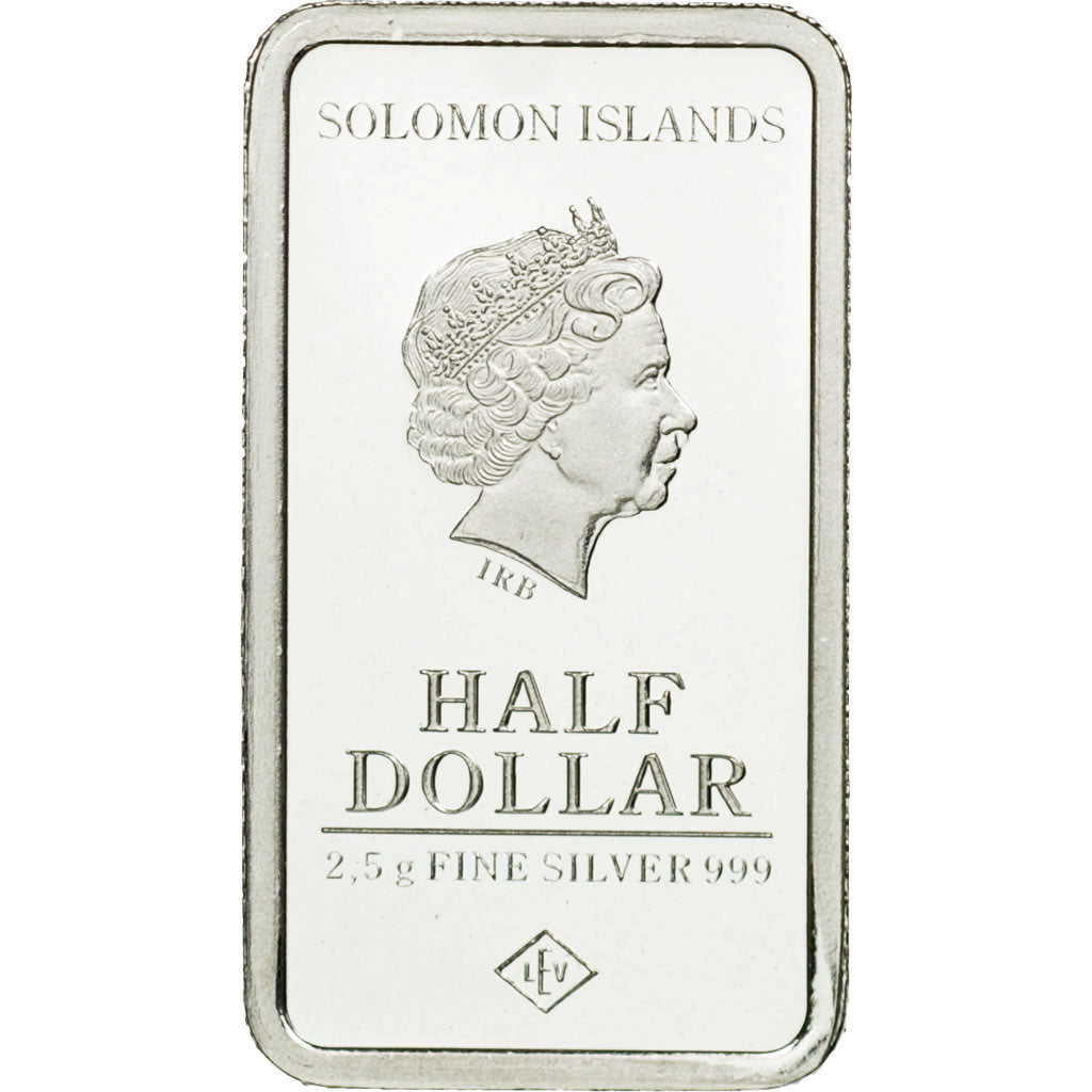 Coin, Solomon Islands, Half Dollar, 2015, MS(65-70), Silver