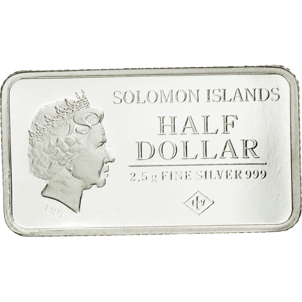 Münze, Salomonen, Half Dollar, 2015, STGL, Silber