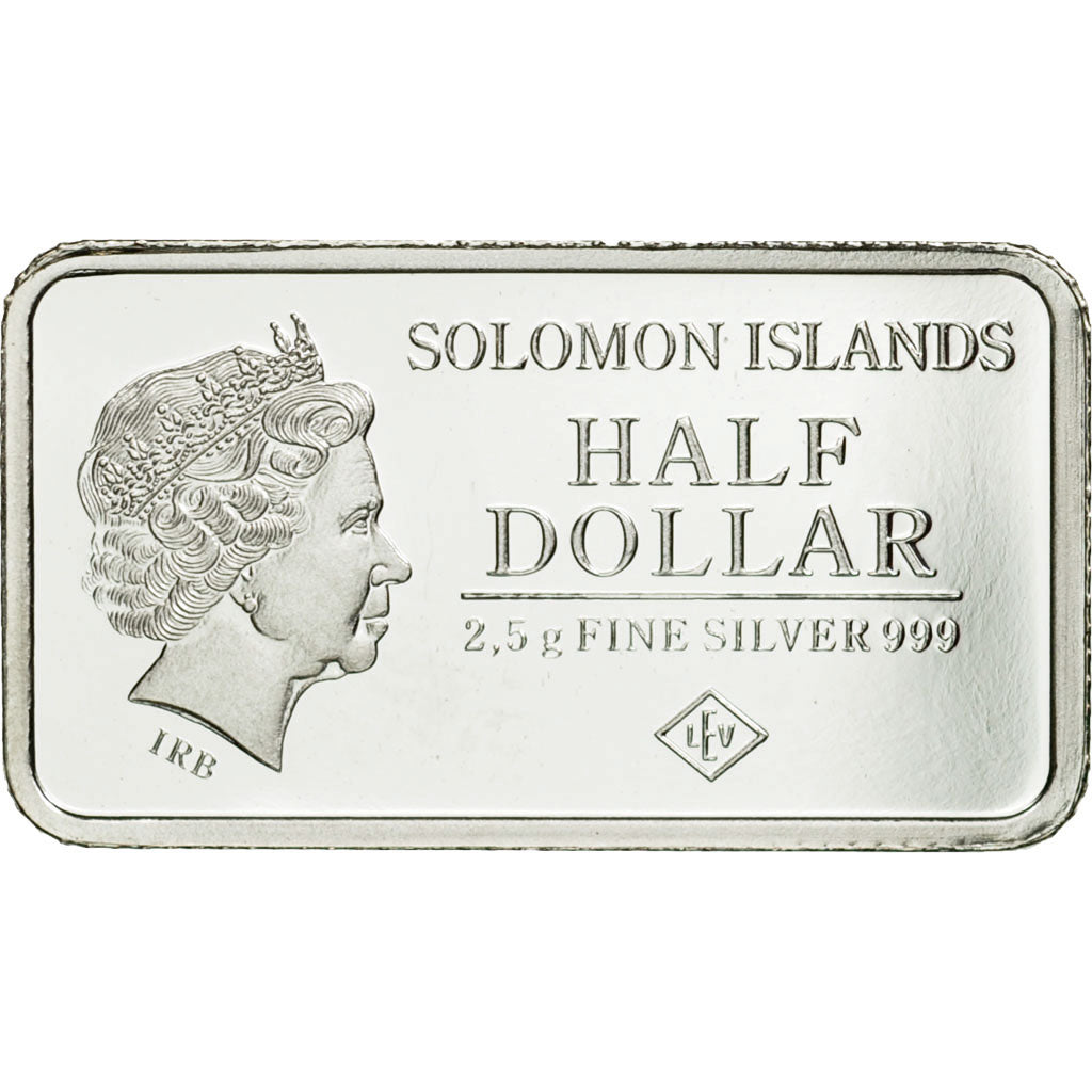 Coin, Solomon Islands, Half Dollar, 2015, MS(65-70), Silver