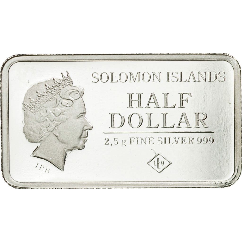 Münze, Salomonen, Half Dollar, 2015, STGL, Silber