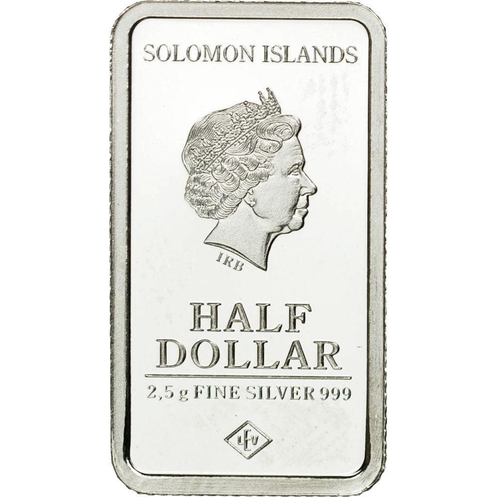 Coin, Solomon Islands, Half Dollar, 2015, MS(65-70), Silver