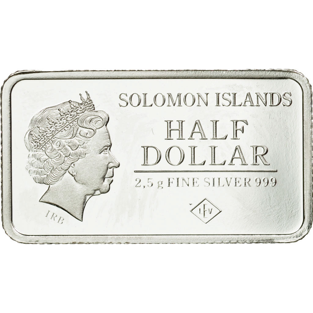 Münze, Salomonen, Half Dollar, 2015, STGL, Silber
