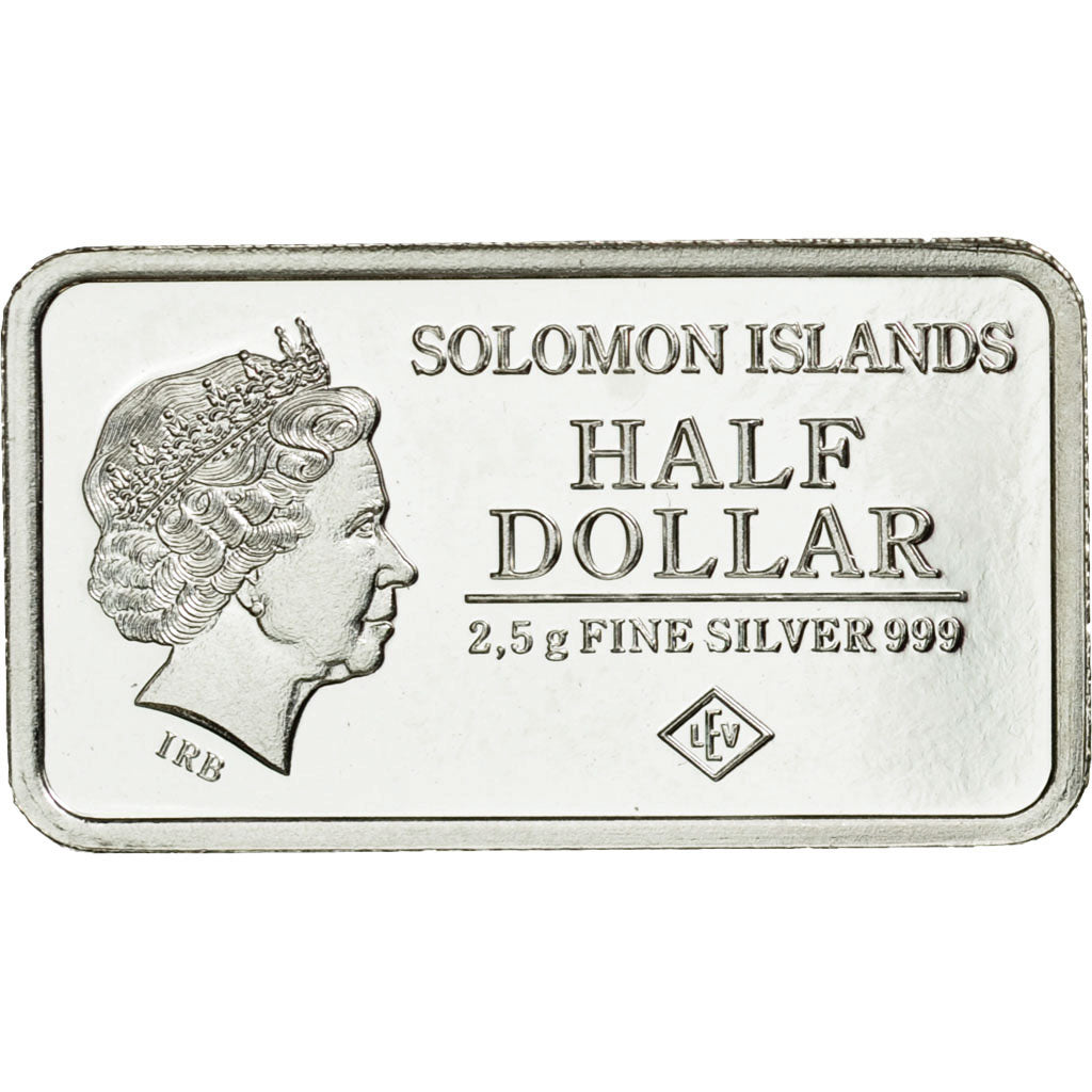 Coin, Solomon Islands, Half Dollar, 2015, MS(65-70), Silver
