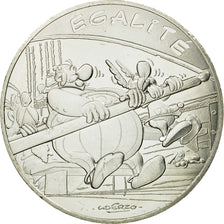 France, 10 Euro, Egalité, Astérix, Obélix, 2015, MS(65-70), Silver