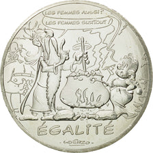 France, 10 Euro, Egalité, Druide, 2015, MS(65-70), Silver