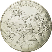 France, 10 Euro, Egalité, Abraracourcix, Obélix, 2015, MS(65-70), Silver