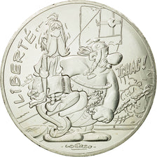 France, 10 Euro, Liberté Obélix chez les Bretons, 2015, MS(65-70), Silver