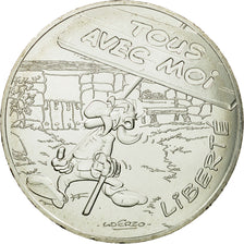France, 10 Euro, Liberté Agecanonix, 2015, MS(65-70), Silver