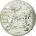 France, 10 Euro, Fraternité, Astérix chez les Bretons, 2015, MS(65-70), Silver