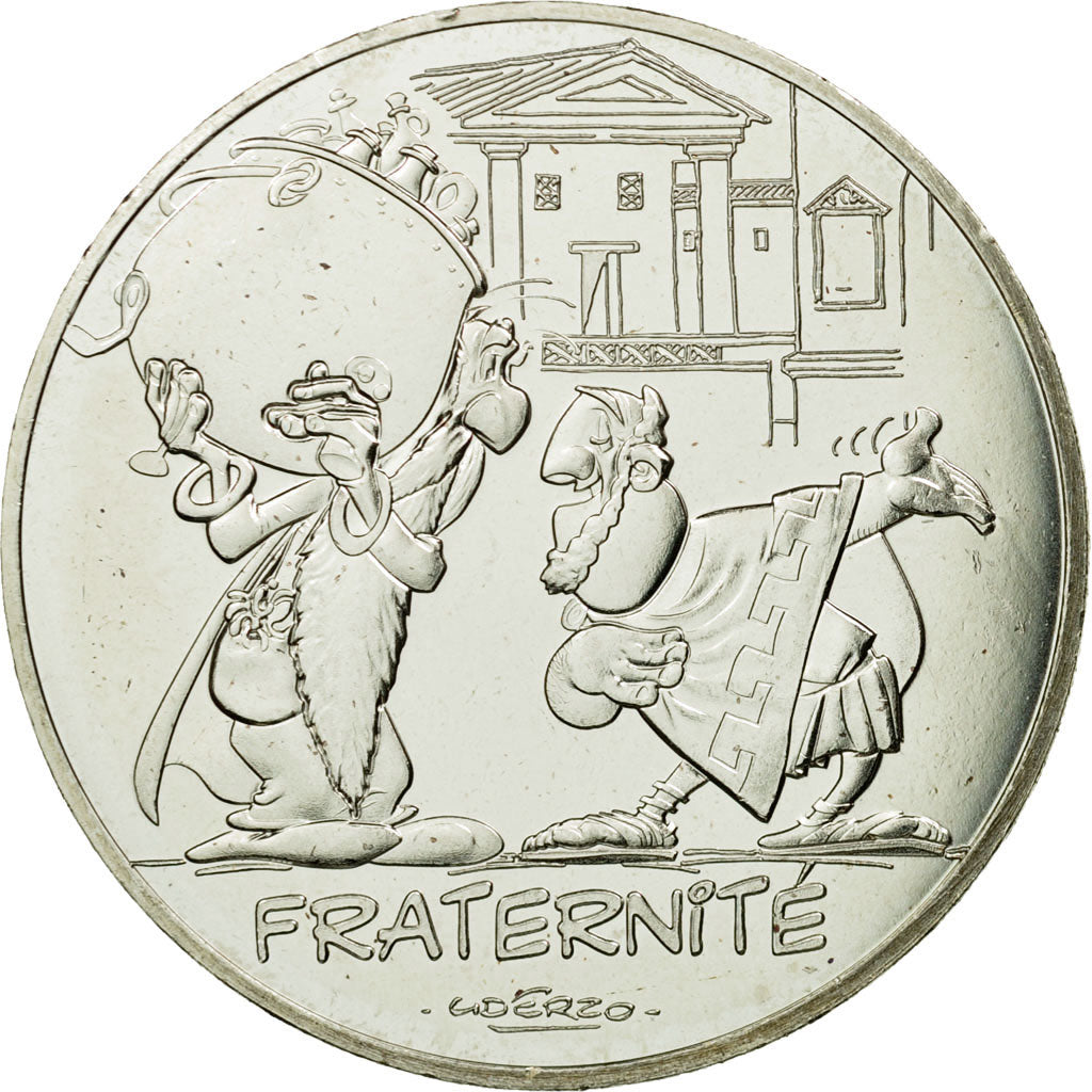 France, 10 Euro, Fraternité, Druide, 2015, MS(65-70), Silver