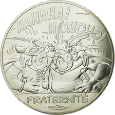 France, 10 Euro, Fraternité, Abraracourcix, 2015, MS(65-70), Silver