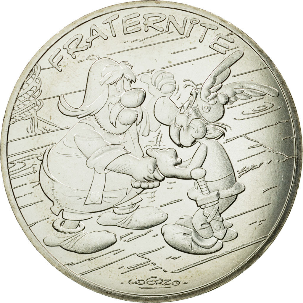 France, 10 Euro, Fraternité, Astérix chez les Helvètes, 2015, MS(65-70)