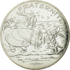 France, 10 Euro, Fraternité, Astérix, Olaf, 2015, MS(65-70), Silver