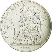 France, 10 Euro, Fraternité, Astérix, 2015, MS(65-70), Silver