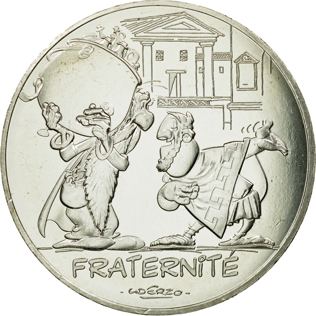 France, 10 Euro, Fraternité, Druide, 2015, MS(65-70), Silver