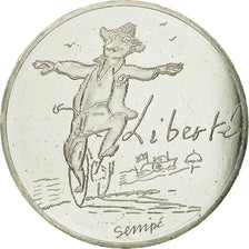Francia, 10 Euro, Liberté Eté Sempé, 2014, FDC, Argento