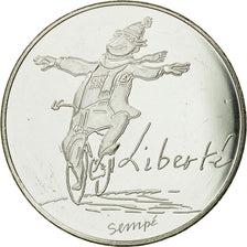 Francia, 10 Euro, Liberté Hiver Sempé, 2014, FDC, Argento