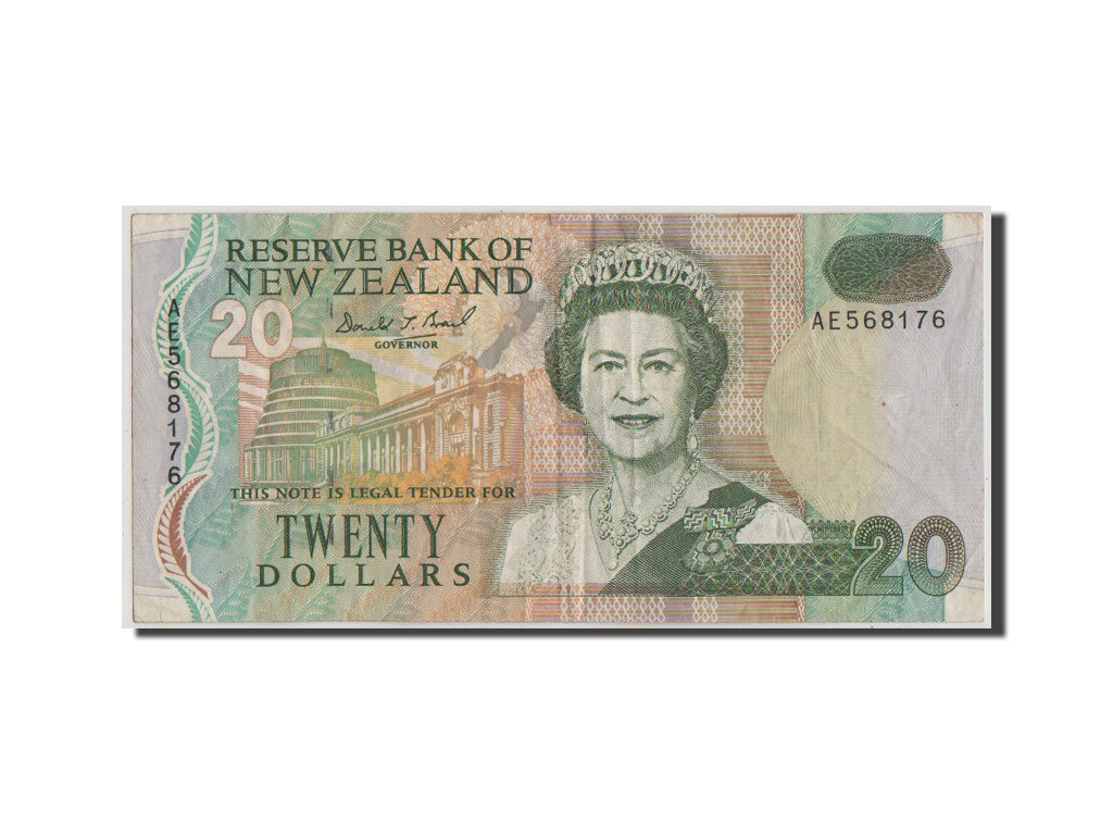 New Zealand, 20 Dollars, 1992, KM #179a, EF(40-45), AE568176