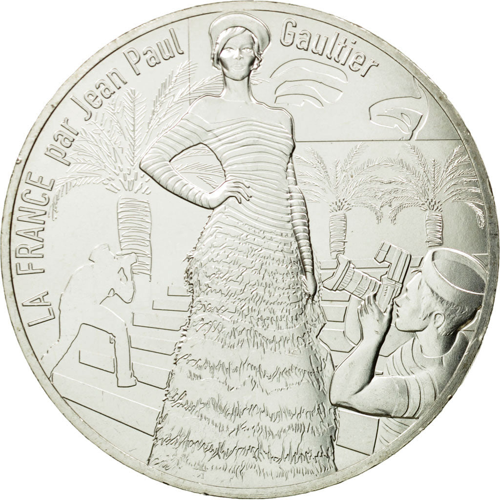 France, 10 Euro, La Côte d'Azur légendaire, 2017, MS(65-70), Silver