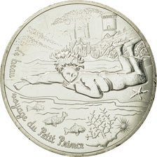 France, 10 Euro, Petit prince à la mer, 2016, MS(65-70), Silver