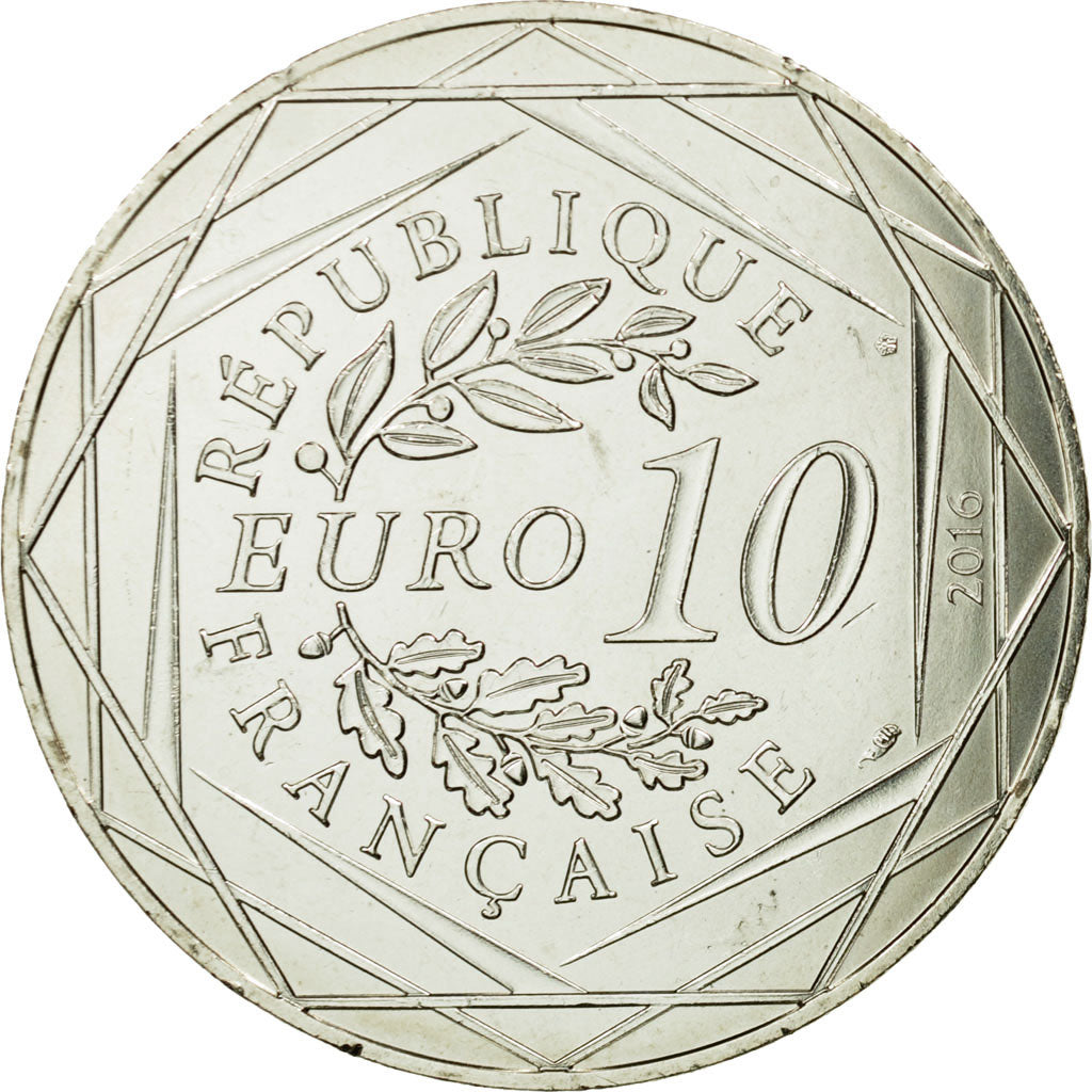 Francia, 10 Euro, Petit prince à la pétanque, 2016, FDC, Argento