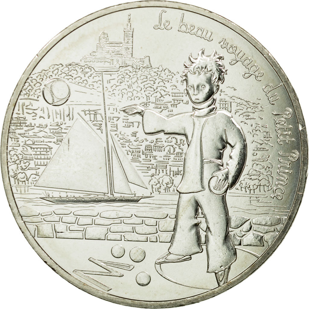 Frankreich, 10 Euro, Petit prince à la pétanque, 2016, STGL, Silber