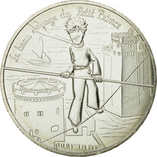 France, 10 Euro, Petit prince Funambule, 2016, MS(65-70), Silver