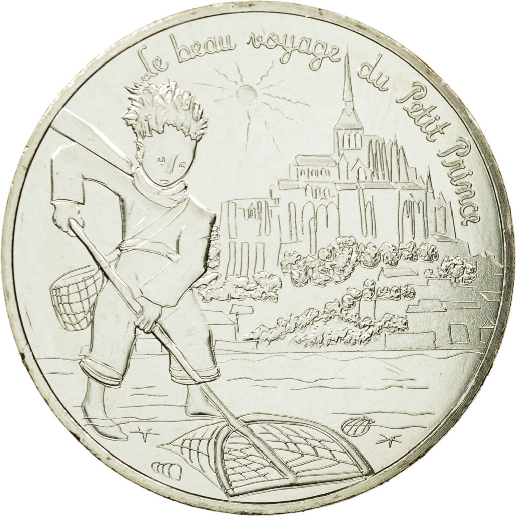 France, 10 Euro, Petit prince au Mont-Saint-Michel, 2016, MS(65-70), Silver