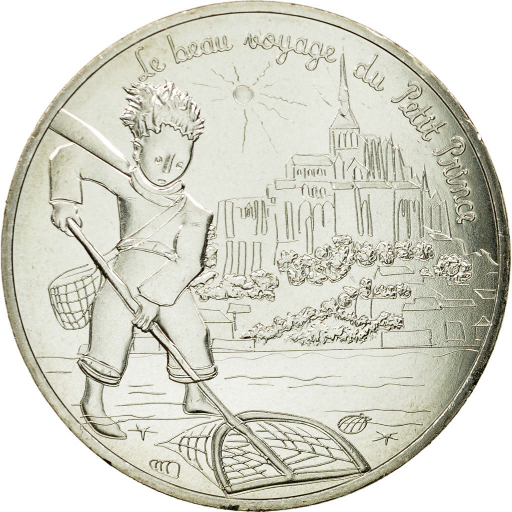 France, 10 Euro, Petit prince au Mont-Saint-Michel, 2016, MS(65-70), Silver