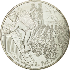 France, 10 Euro, Petit prince fait les vendanges, 2016, MS(65-70), Silver