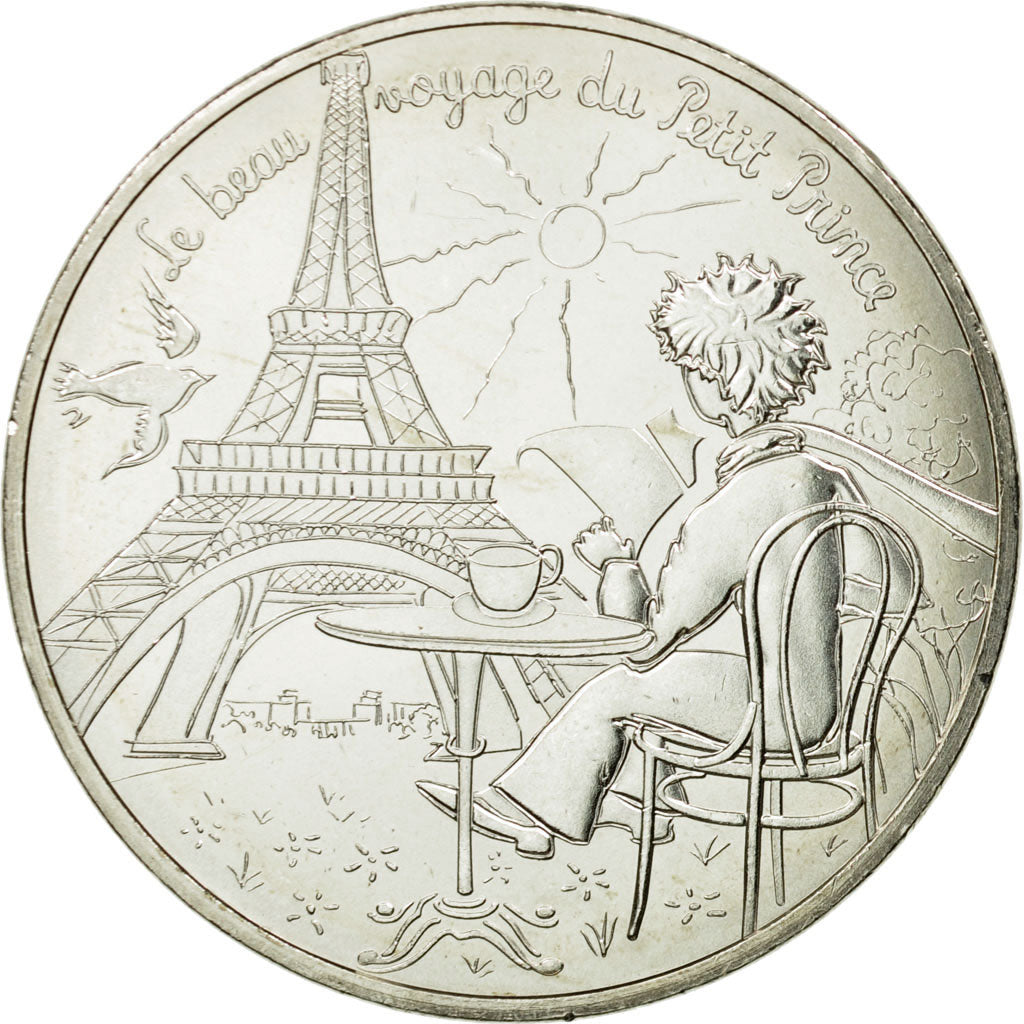 France, 10 Euro, Petit prince à Paris, 2016, MS(65-70), Silver
