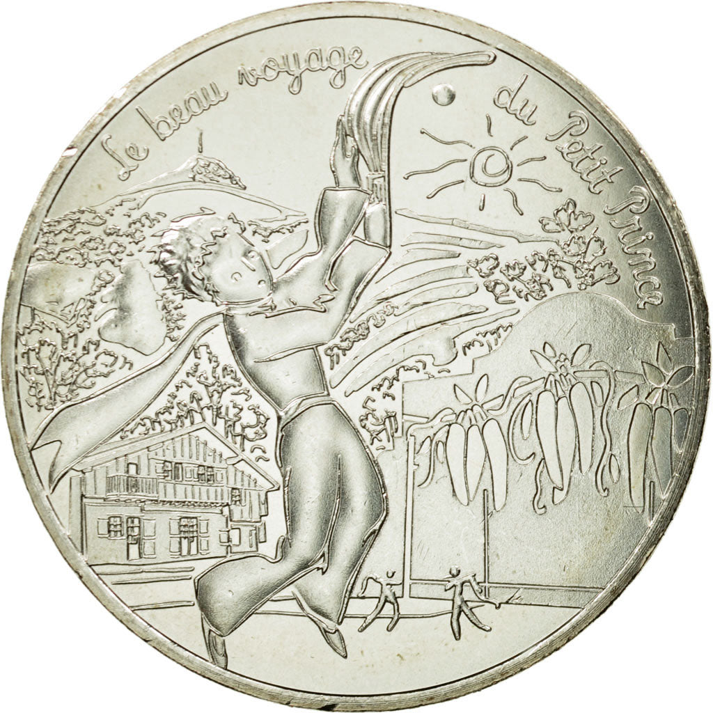 France, 10 Euro, Petit prince et la pelote basque, 2016, MS(65-70), Silver