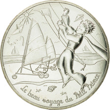 France, 10 Euro, Petit prince fait du cerf-volant, 2016, MS(65-70), Silver