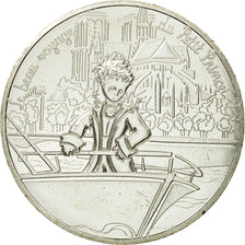 France, 10 Euro, Petit prince visite Notre-Dame, 2016, MS(65-70), Silver