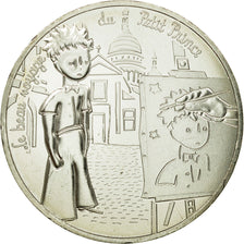 France, 10 Euro, Petit prince et les peintres, 2016, MS(65-70), Silver