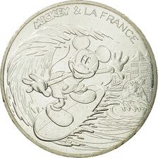 France, 10 Euro, Mickey nouvelle vague, 2018, MS(63), Silver