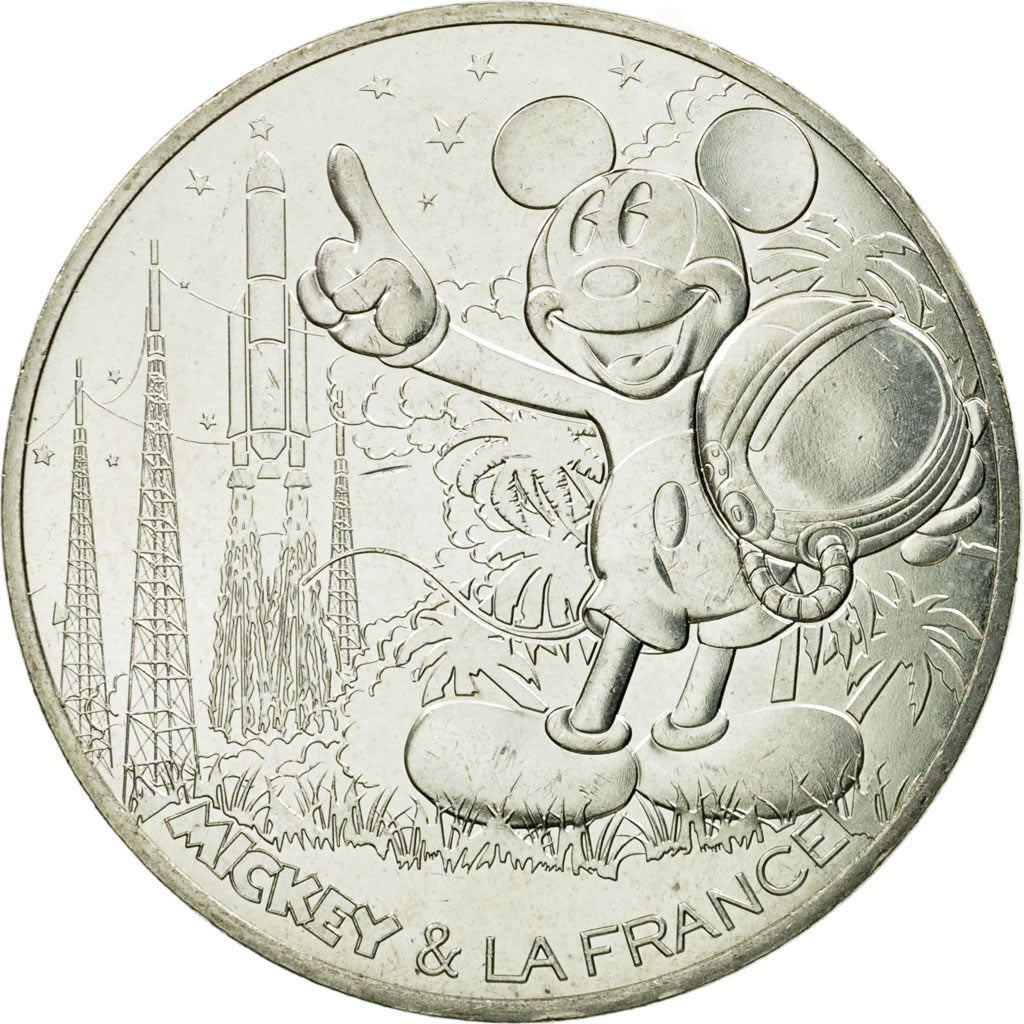 France, 10 Euro, Mickey compte à rebours, 2018, SPL, Argent