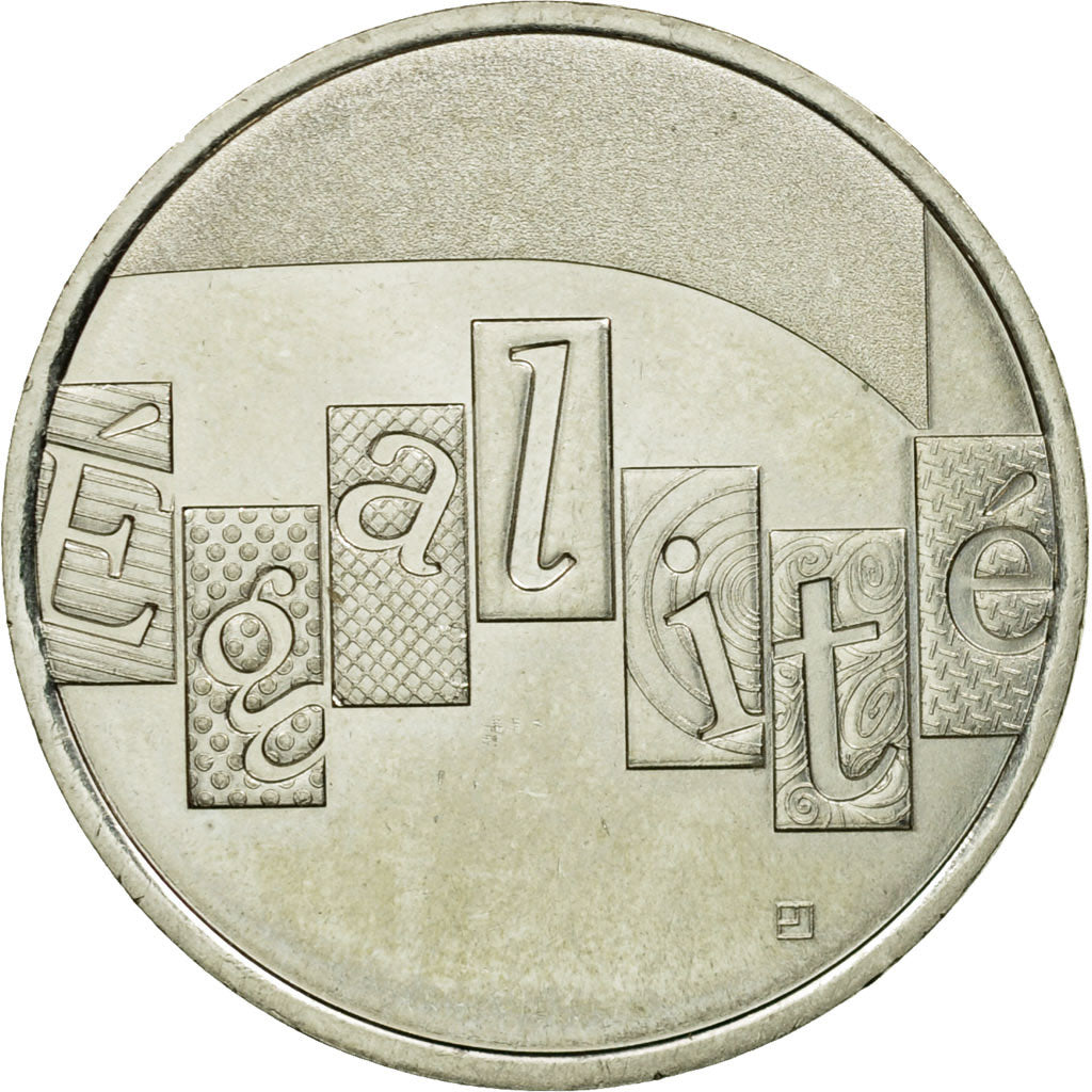 France, 5 Euro, Egalité, 2013, MS(63), Silver