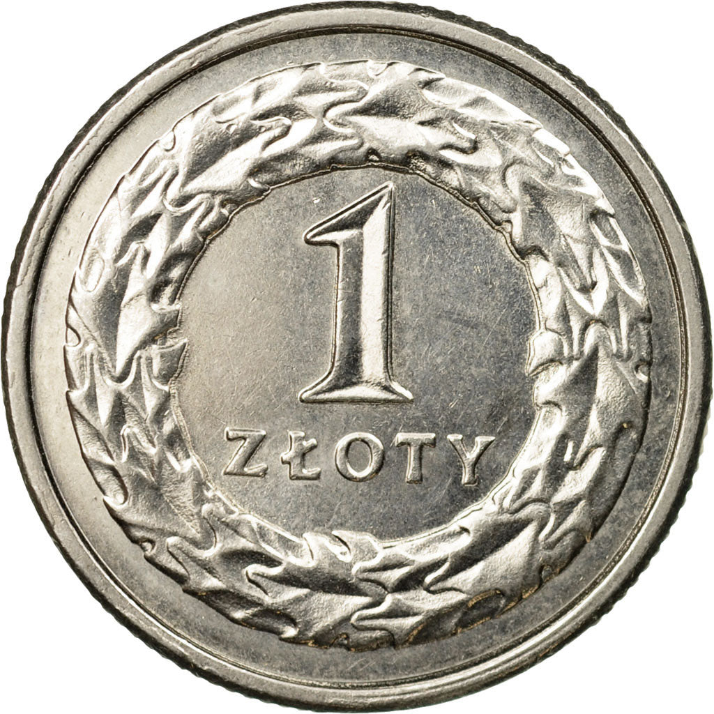 Coin, Poland, Zloty, 2008, Warsaw, EF(40-45), Copper-nickel, KM:282