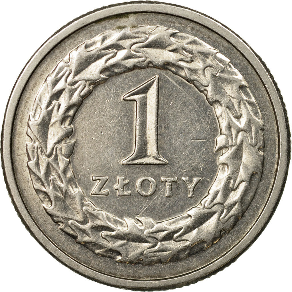 Coin, Poland, Zloty, 2010, Warsaw, EF(40-45), Copper-nickel, KM:282