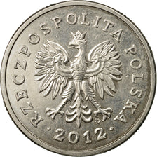 Coin, Poland, Zloty, 2012, Warsaw, EF(40-45), Copper-nickel, KM:282