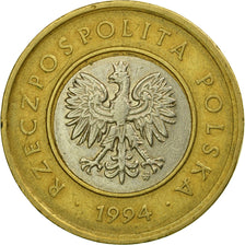 Coin, Poland, 2 Zlote, 1994, Warsaw, EF(40-45), Bi-Metallic, KM:283