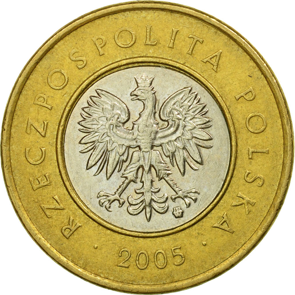 Coin, Poland, 2 Zlote, 2005, Warsaw, EF(40-45), Bi-Metallic, KM:283