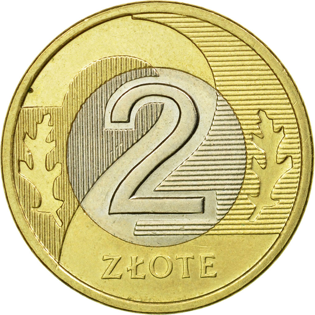 Moneda, Polonia, 2 Zlote, 2009, Warsaw, MBC, Bimetálico, KM:283
