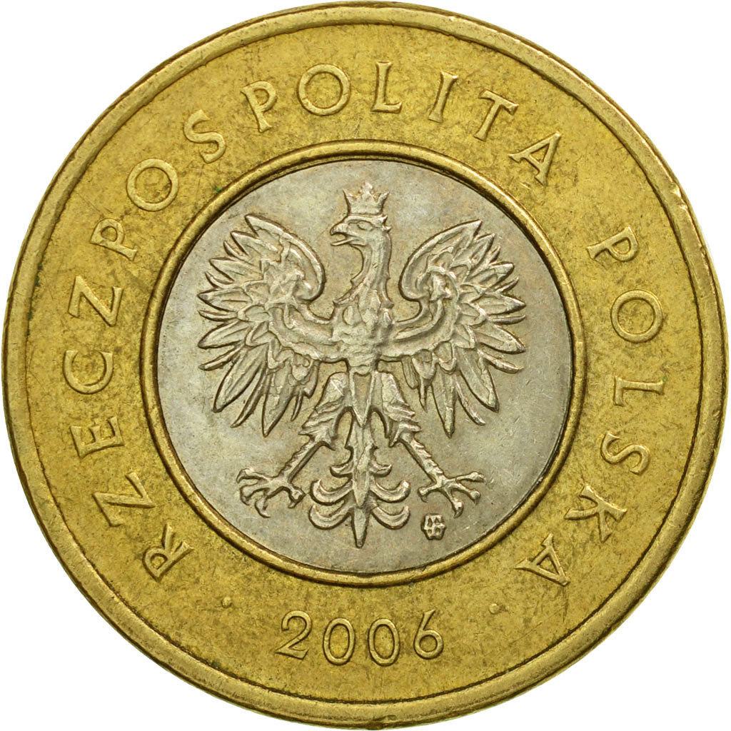 Coin, Poland, 2 Zlote, 2006, Warsaw, EF(40-45), Bi-Metallic, KM:283