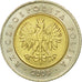 Moneda, Polonia, 5 Zlotych, 2008, Warsaw, EBC, Bimetálico, KM:284