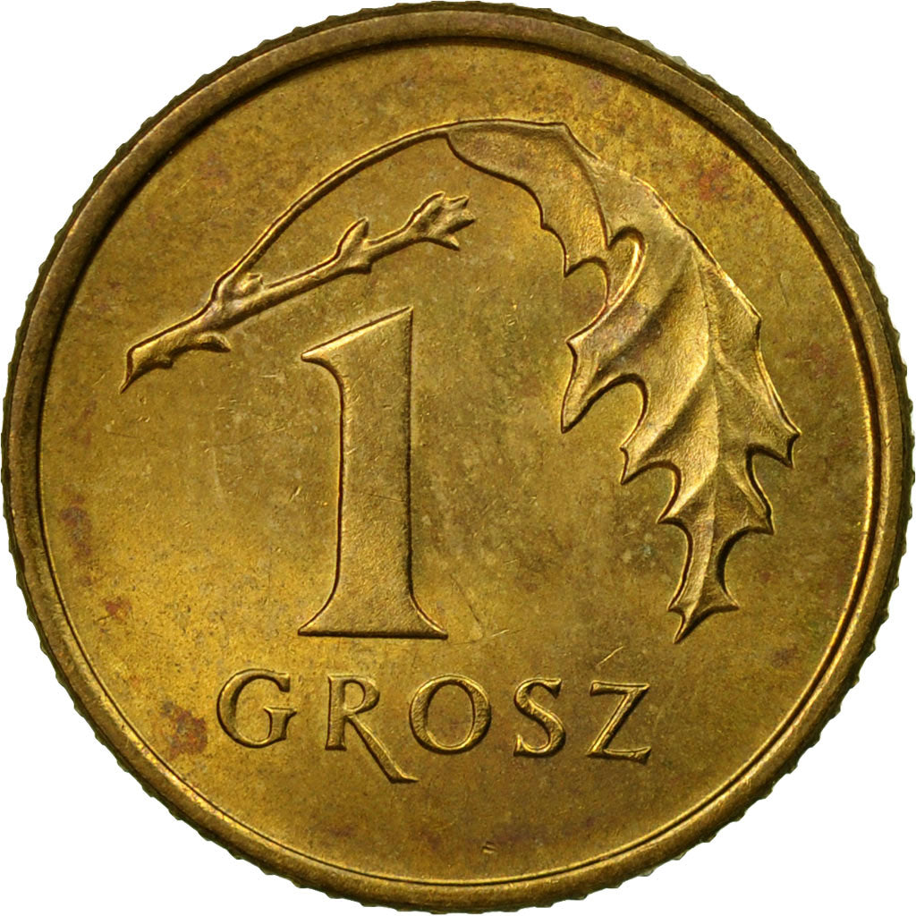 Moneta, Polonia, Grosz, 1997, Warsaw, BB, Ottone, KM:276
