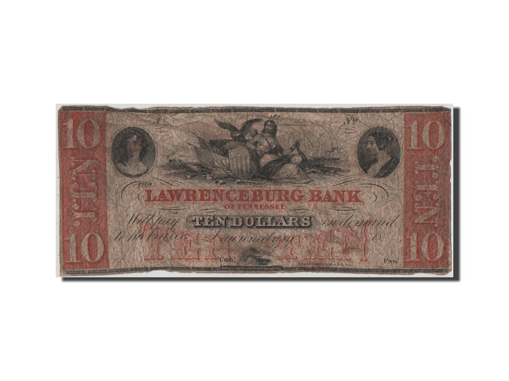 Banknote, United States, 10 Dollars, VG(8-10)