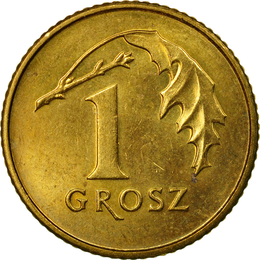Coin, Poland, Grosz, 2011, Warsaw, EF(40-45), Brass, KM:276